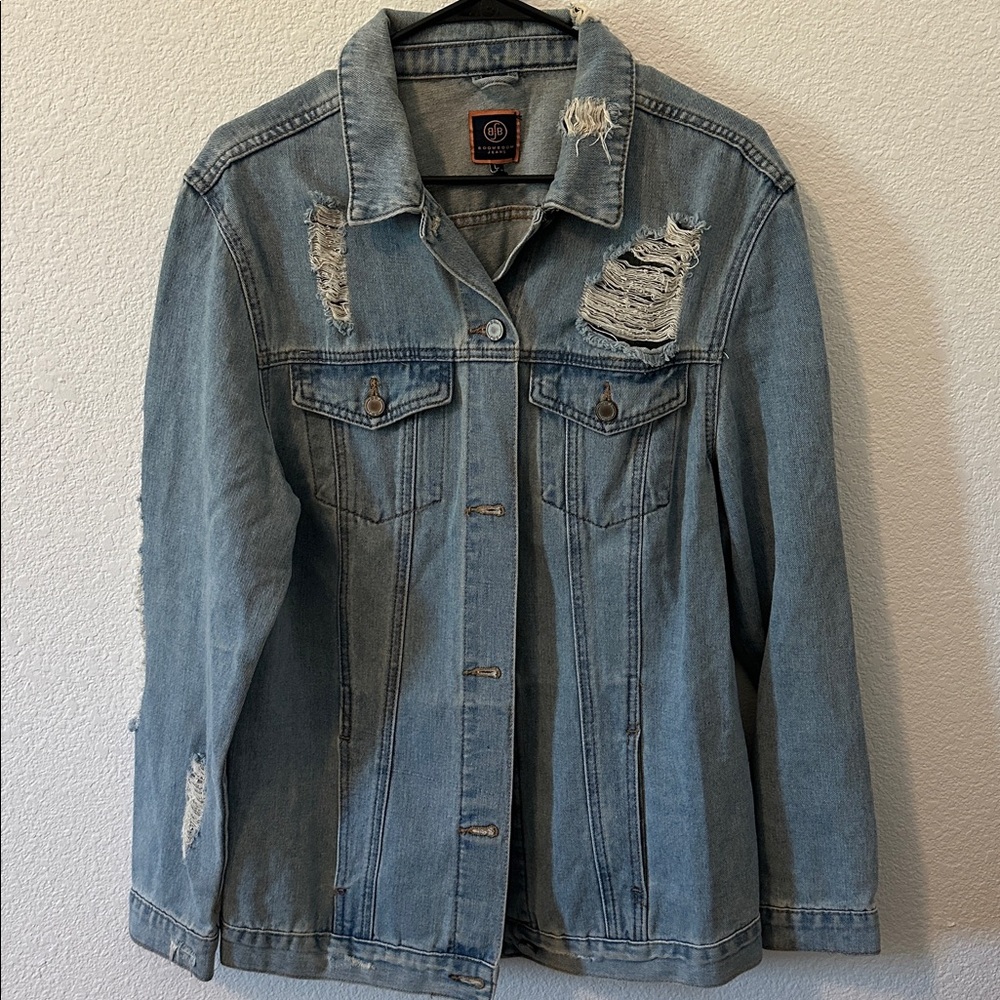 Distressed Denim Jacket